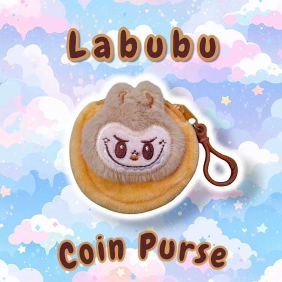 Other - Labubu Coin Purse - Beige and Yellow